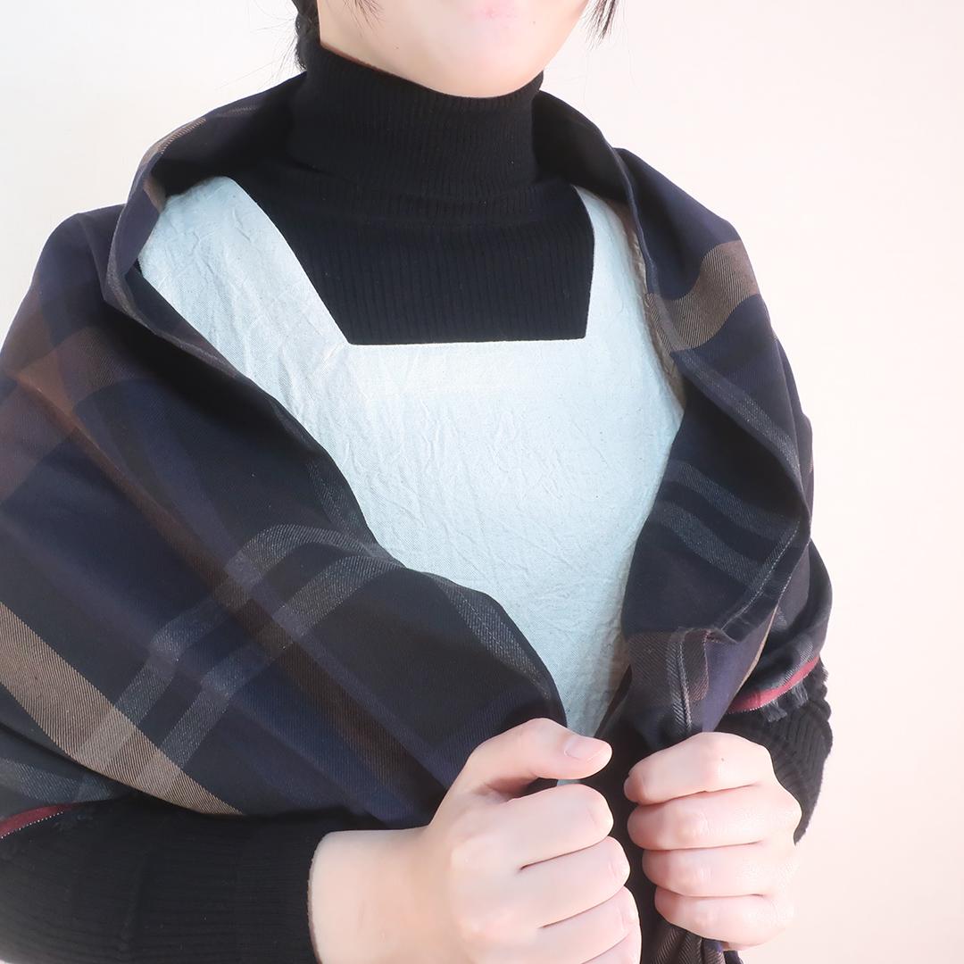 ２サイズ Ａライン スクエアネックジャンパースカート（シワ加工綿麻／全９色） | 10枚目